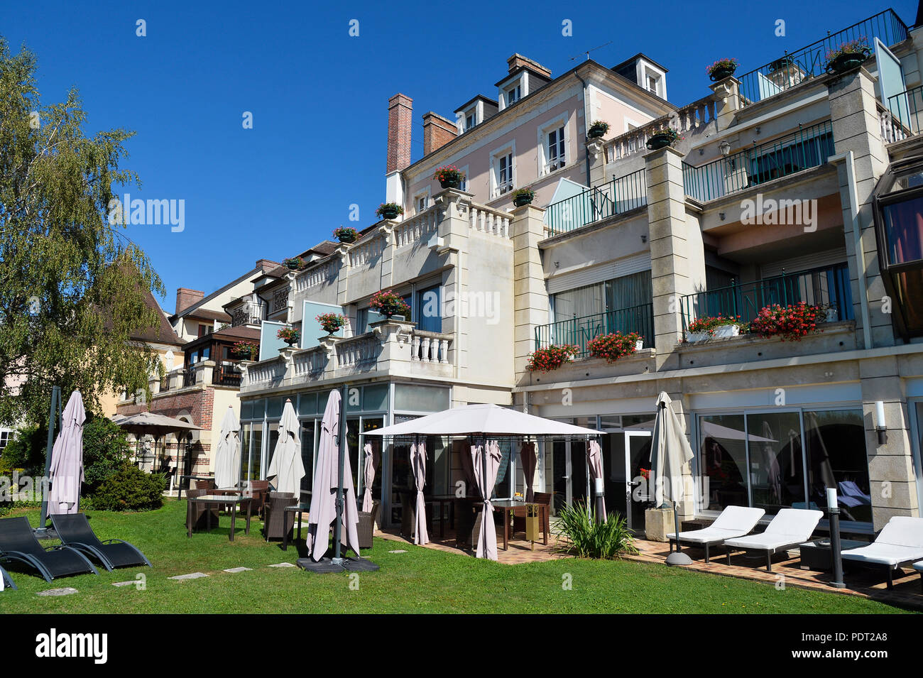 Ristorante a 3 stelle la Côte Saint-Jacques - Joigny - Yonne - Francia Foto Stock