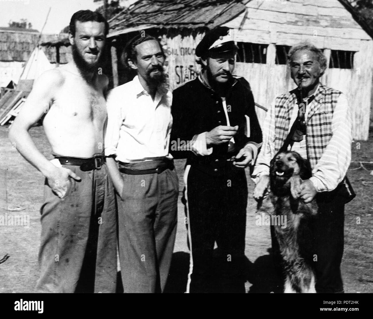 40 Donn Reynolds-Peter Finch-Grant Taylor-Sid Hermann Foto Stock