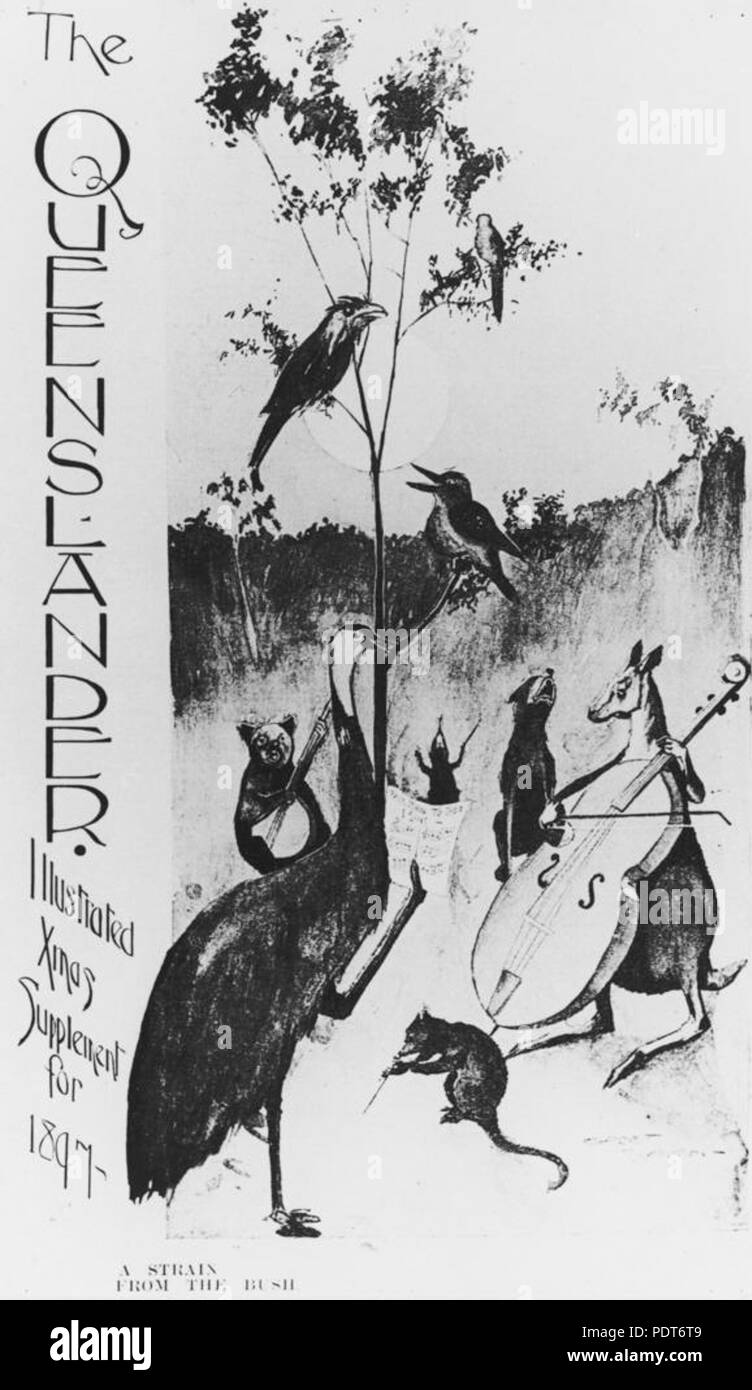 237 StateLibQld 1 165387 Bush illustrazione di Natale, 1897 Foto Stock
