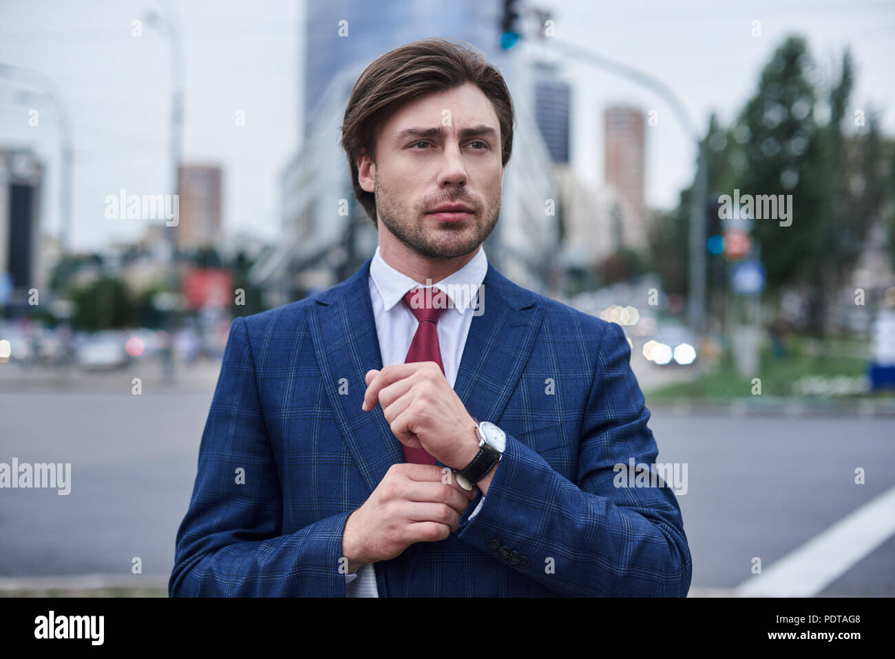 Dovrei essere lì in tempo. Foto Stock