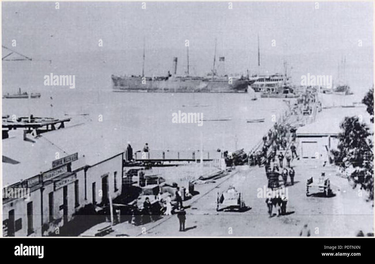 196 SS Ferret, città di Albany jetty Foto Stock