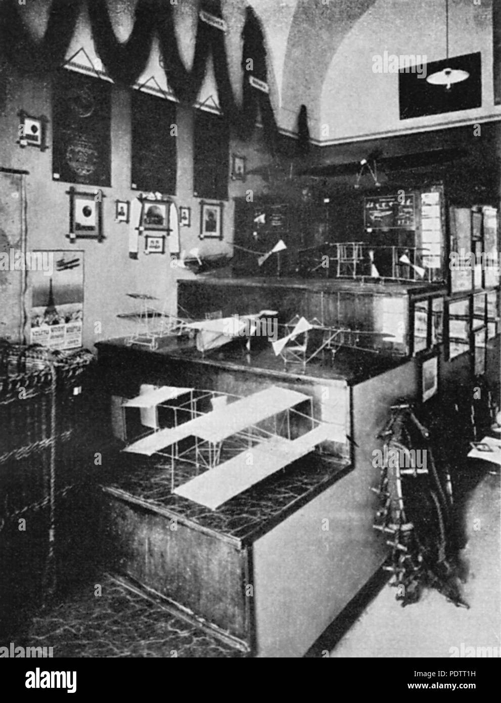 355 Museo Tecnico raccolta di aviazione Foto Stock