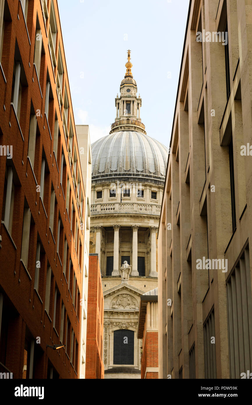 La Cattedrale di St Paul, Londra, Inghilterra Foto Stock