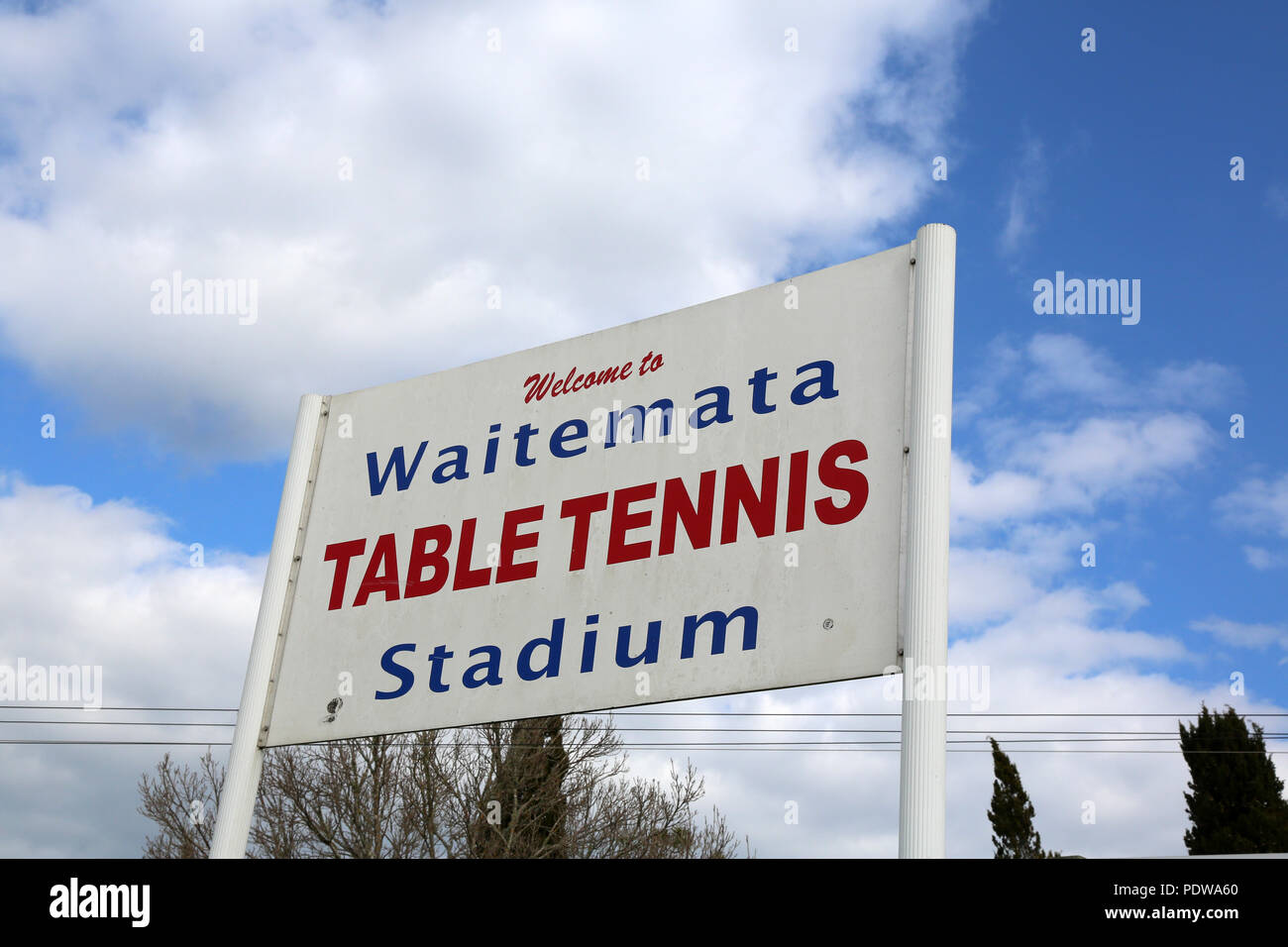 Waitemata Table Tennis Stadium Foto Stock