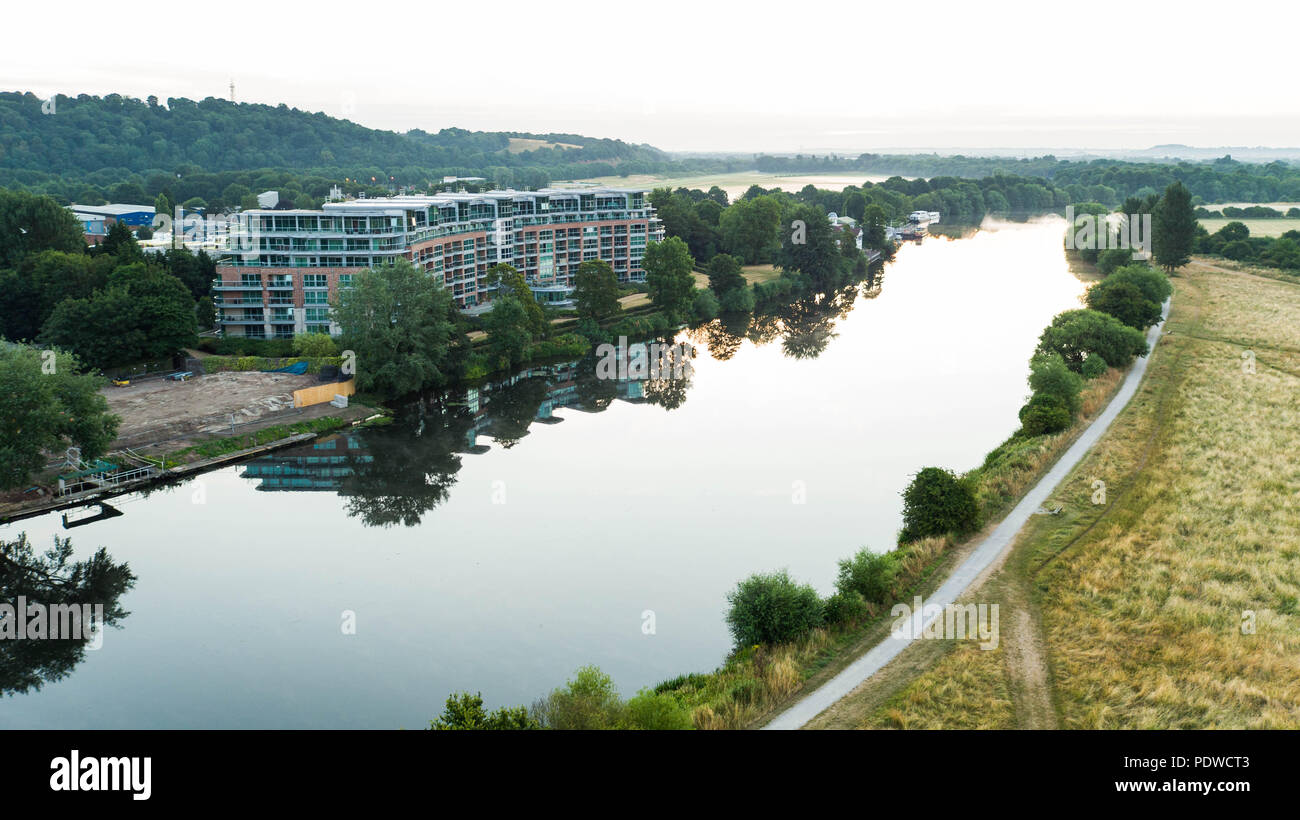 Riverside Crescent Nottingham Foto Stock