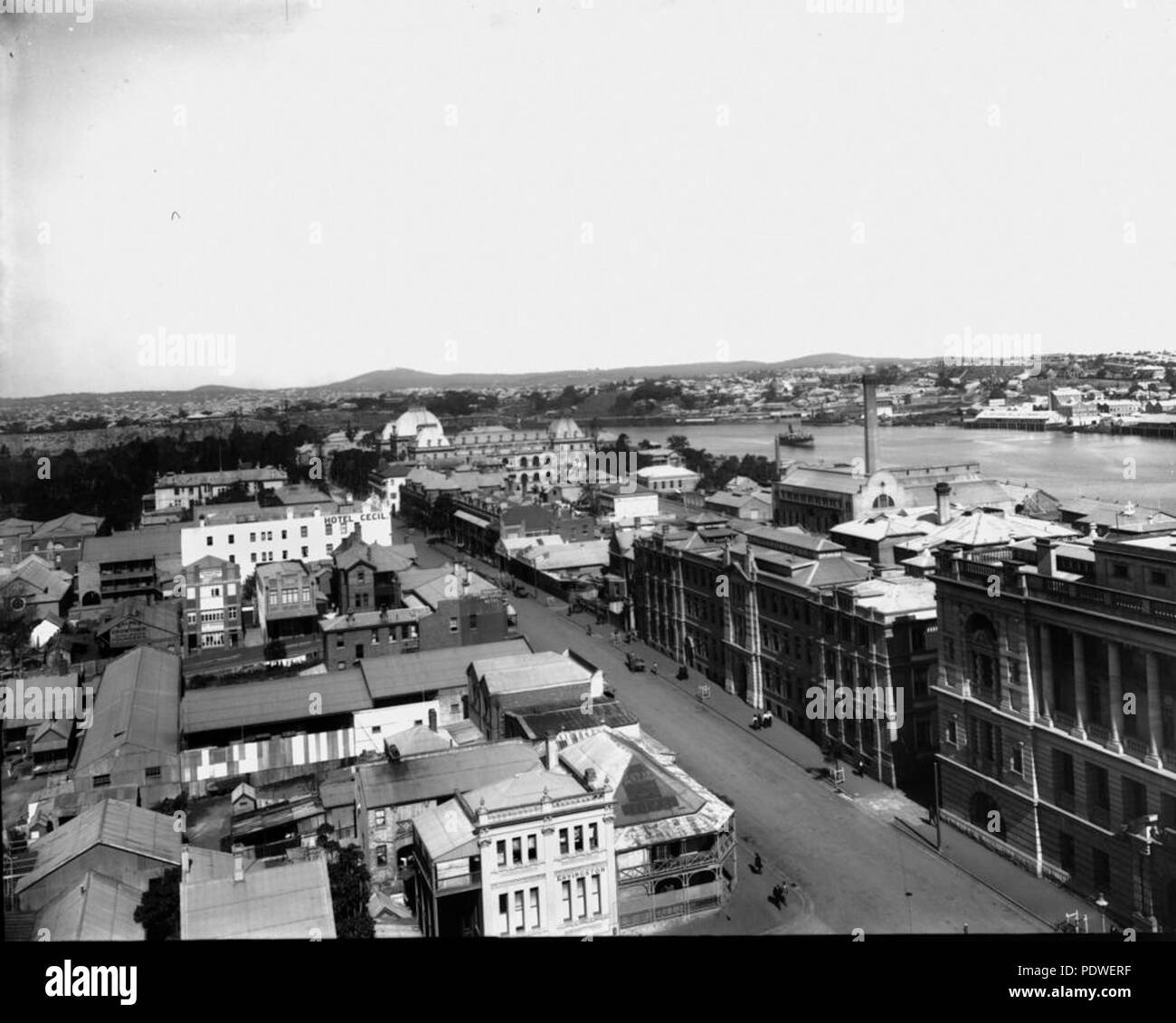 221 StateLibQld 1 137811 George Street, Brisbane, ca. 1920 Foto Stock