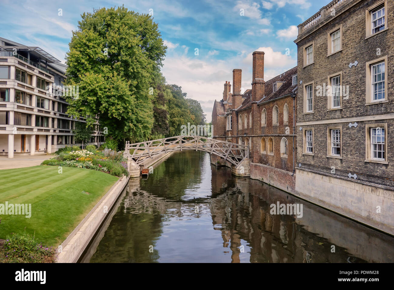 Ponte di matematica a Cambridge, Inghilterra Foto Stock