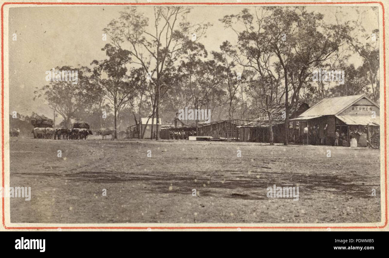 257 StateLibQld 1 252786 vista precoce della cometa, ca. 1878 Foto Stock