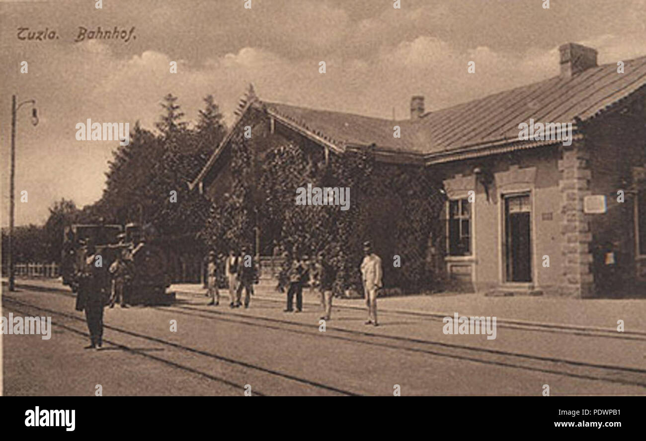 8 Tuzla Bahnhof Foto Stock