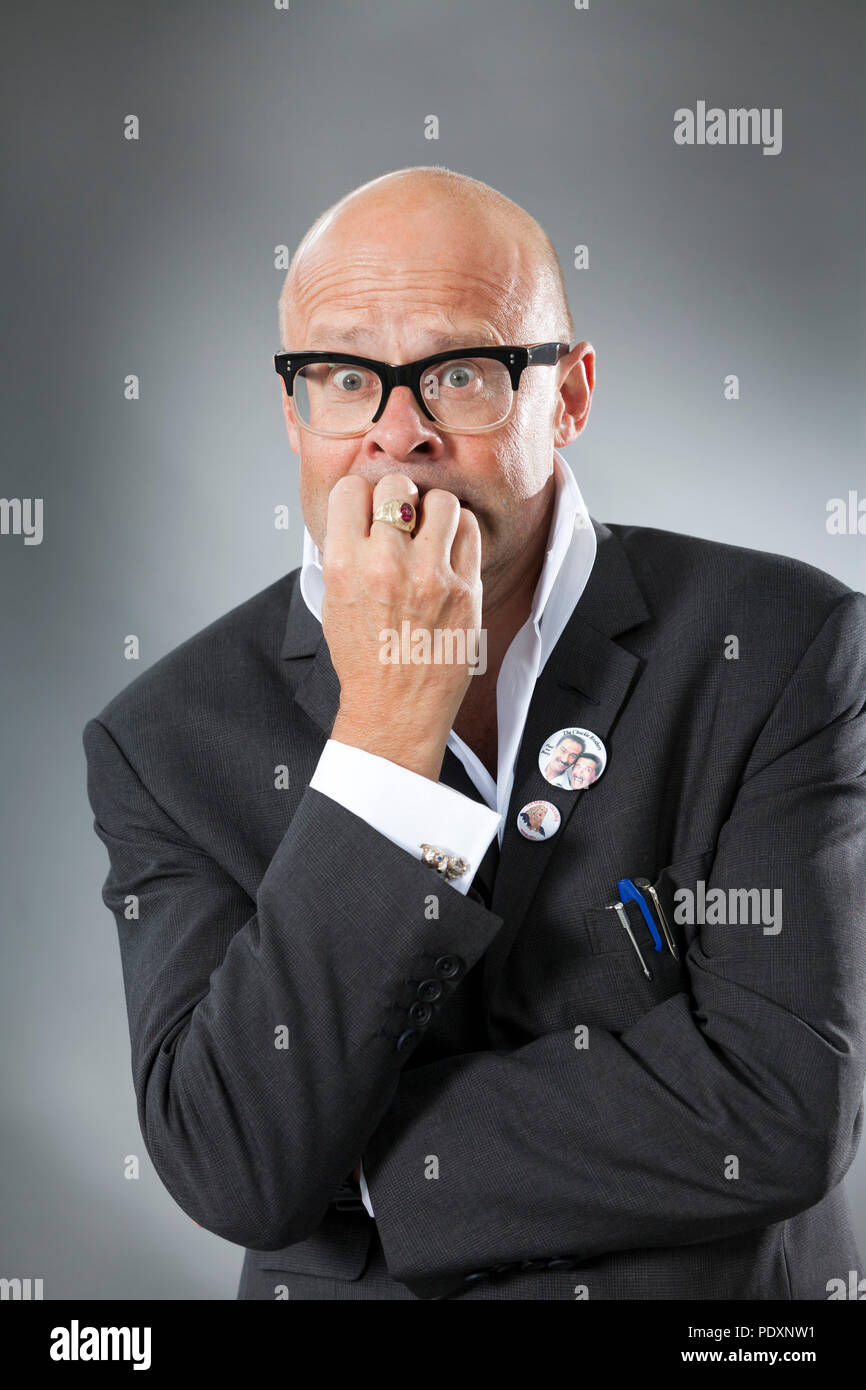 Edinburgh, Regno Unito. 11 Agosto, 2018. Harry Hill, il comico inglese, autore e presentatore televisivo, raffigurato all'Edinburgh International Book Festival. Edimburgo, Scozia. Foto di Gary Doak / Alamy Live News Credito: GARY DOAK/Alamy Live News Foto Stock