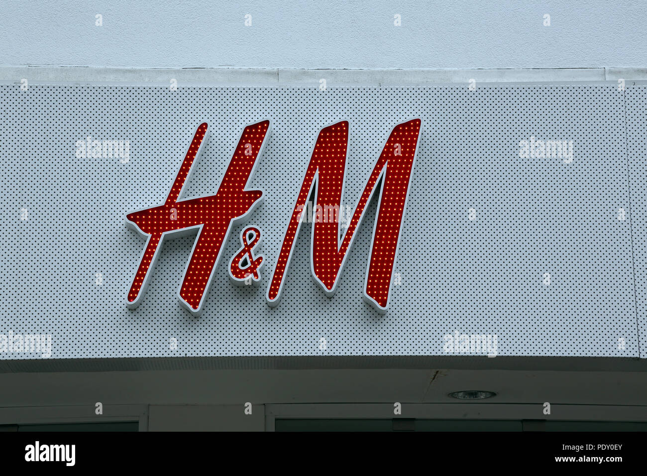 H & M Foto Stock