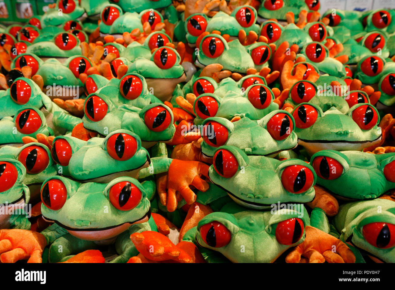 Gli occhi di rane Foto Stock