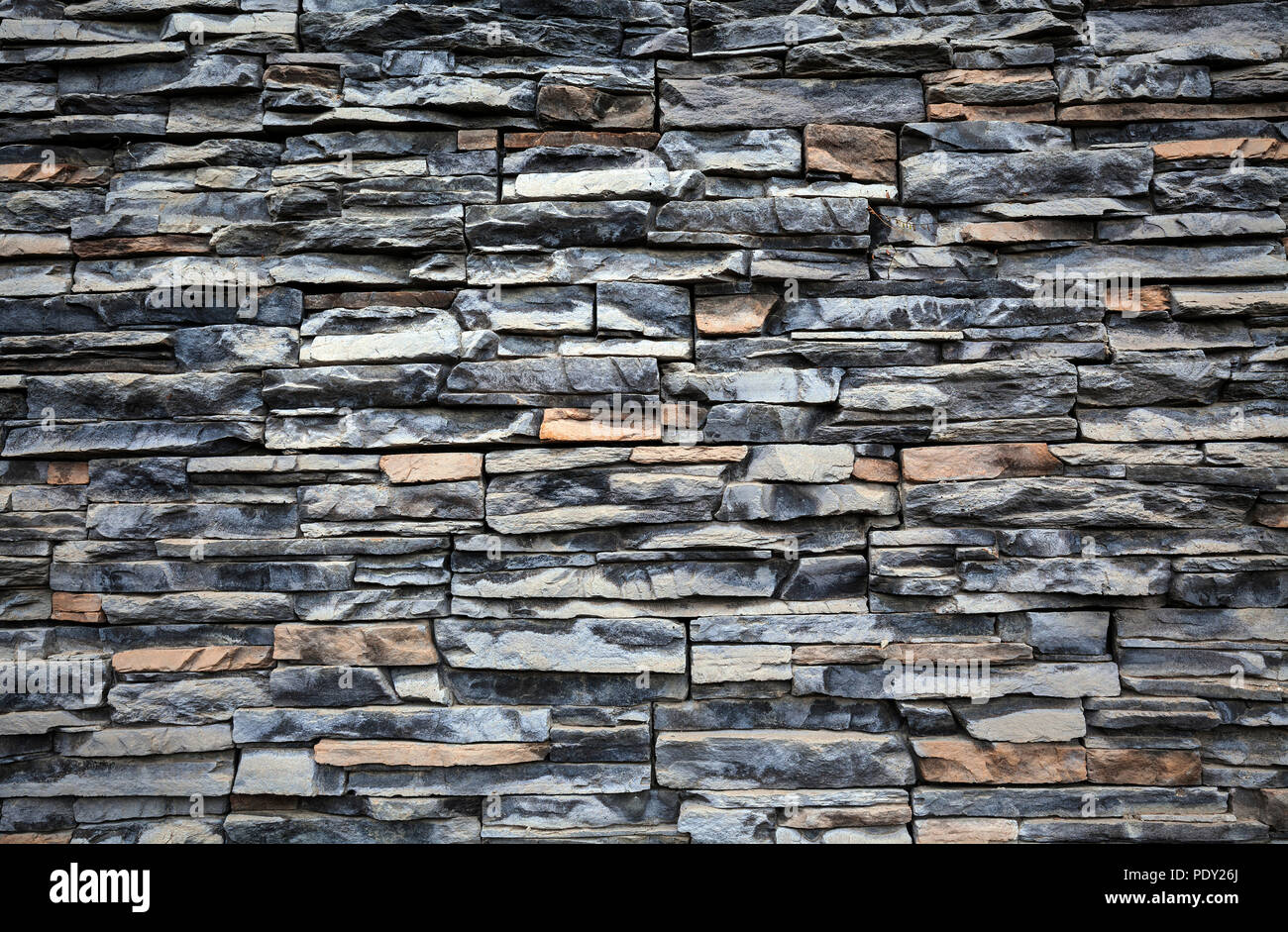 Muro di pietra, Spagna Foto Stock