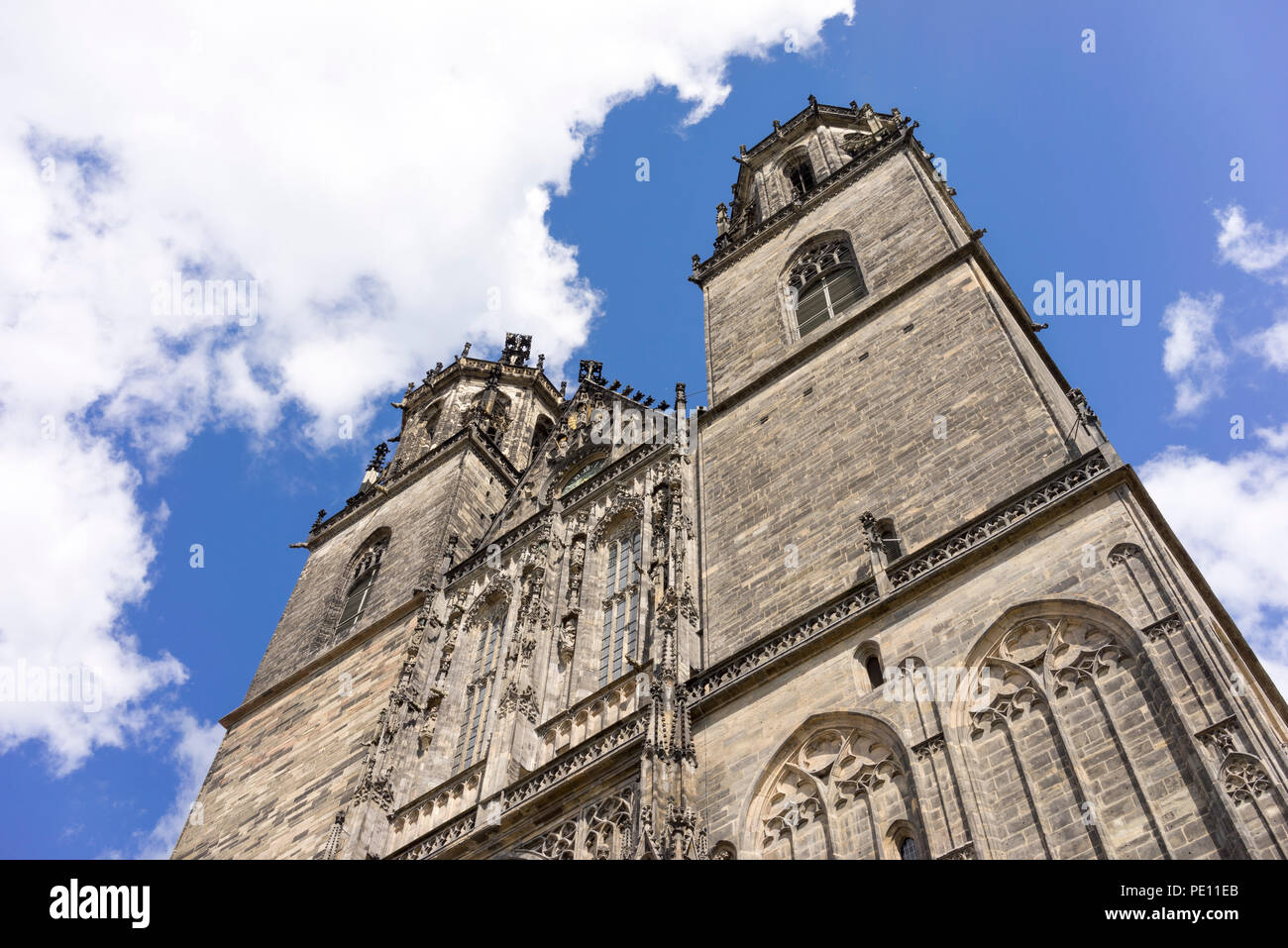 La Cattedrale di Magdeburgo, Germania Foto Stock