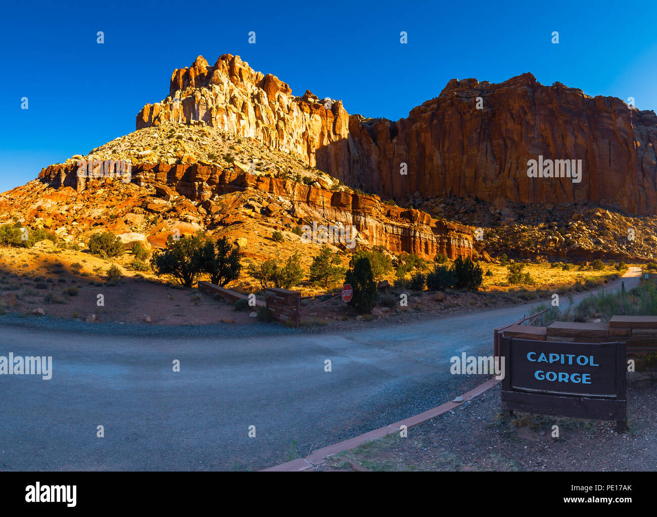 Parco nazionale di Capitol Reef Foto Stock