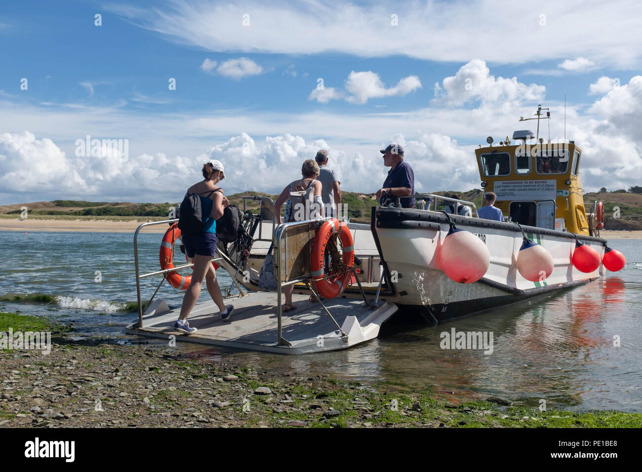 Padstow Rock ferry, Cornwall Foto Stock