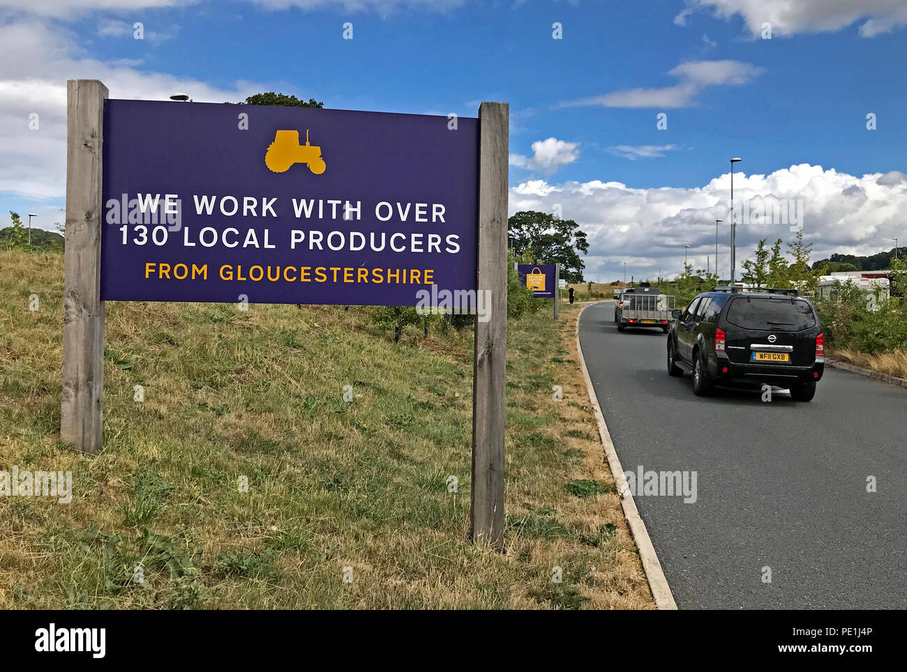 M5 Servizi di Gloucester Tuffley Brookthorpe, Gloucestershire, South West England, Regno Unito - Svincolo 12 / 11a Foto Stock