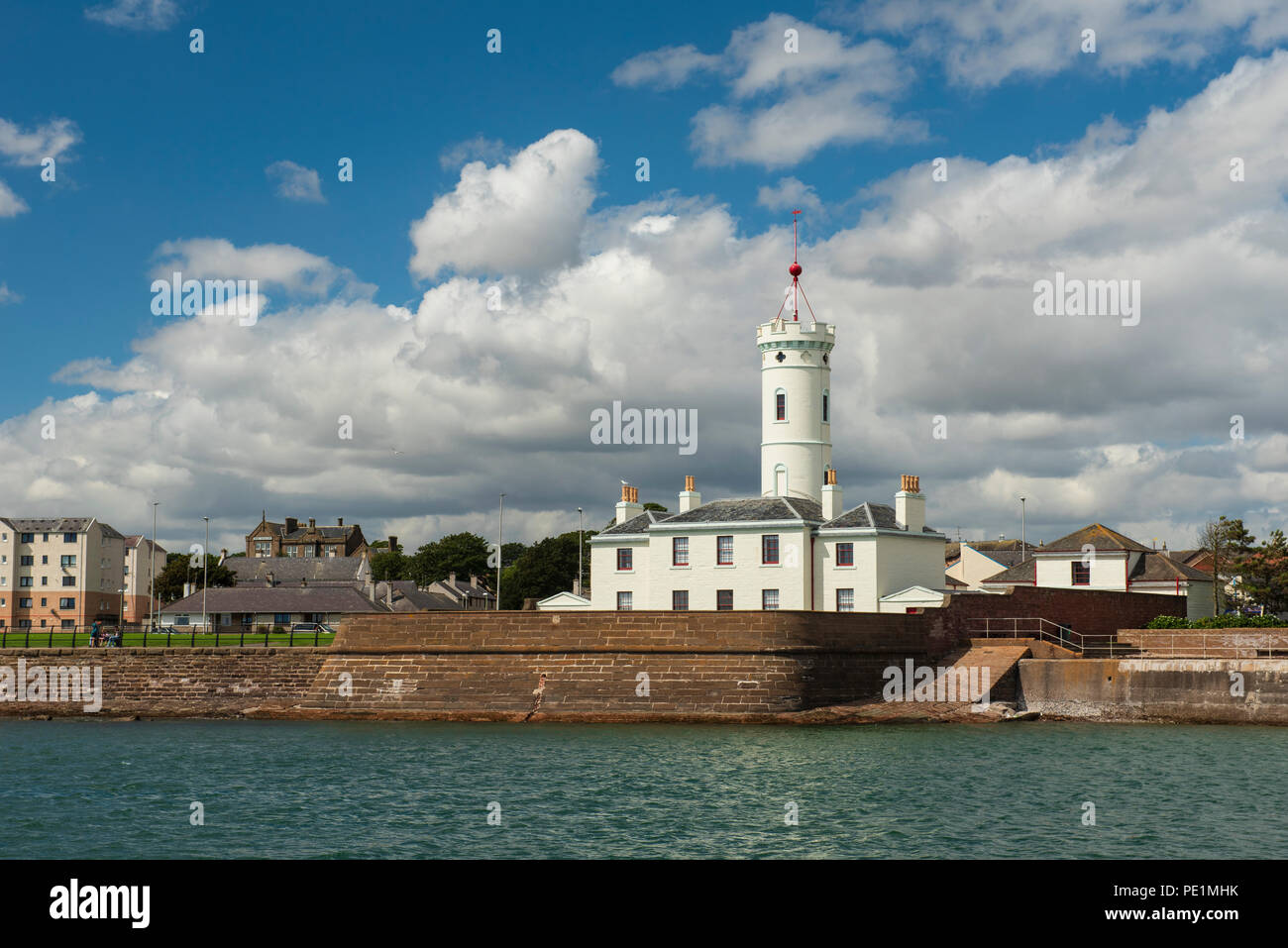 Il segnale Tower Museum di Arbroath, nell'Angus, Scozia. Foto Stock