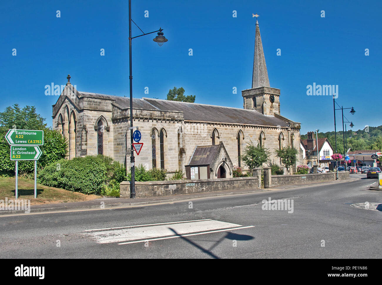 Forest Row chiesa della Santa Trinità Sussex Foto Stock