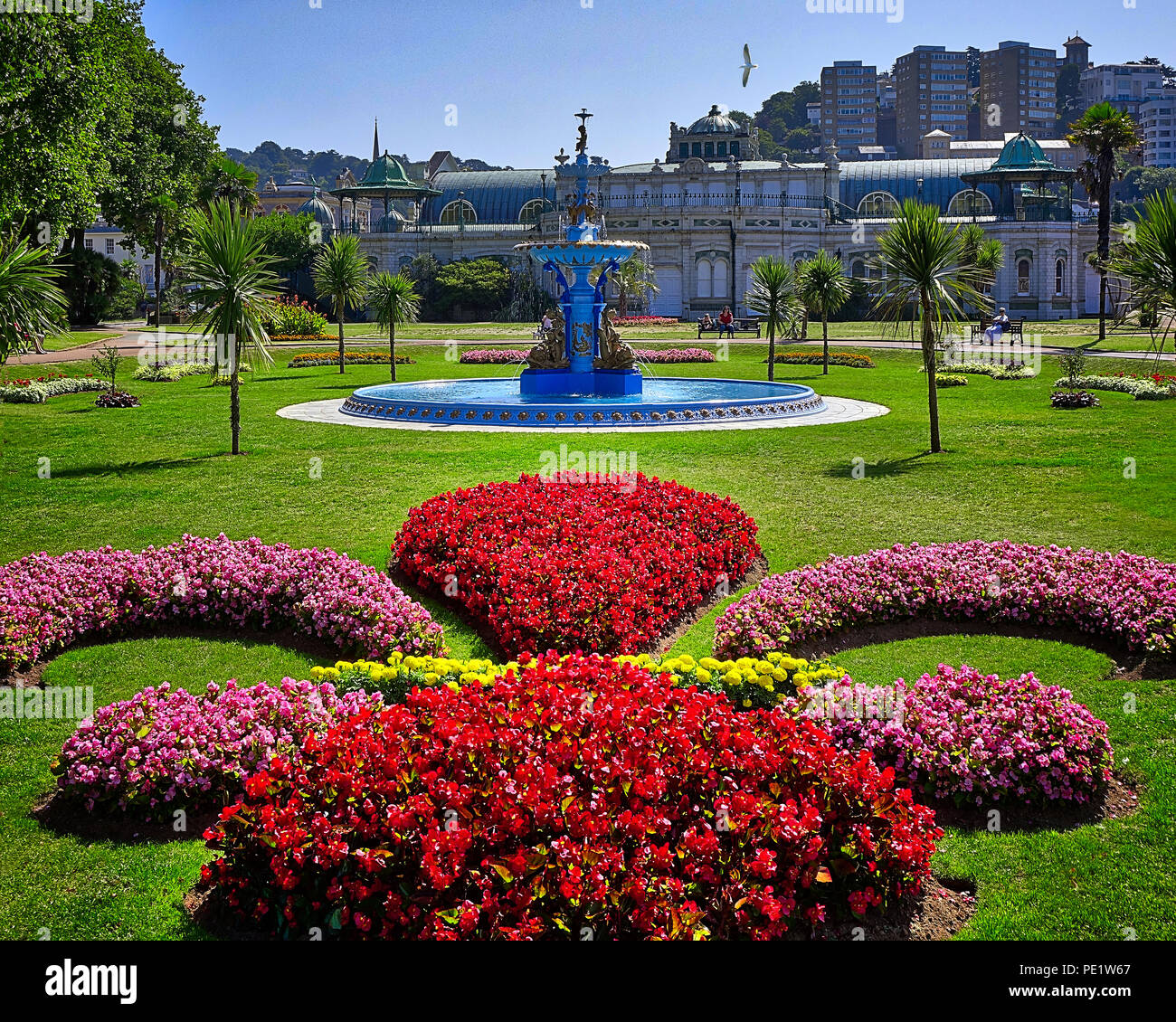 GB - DEVON: Princess Giardini e Teatro in Torquay Foto Stock