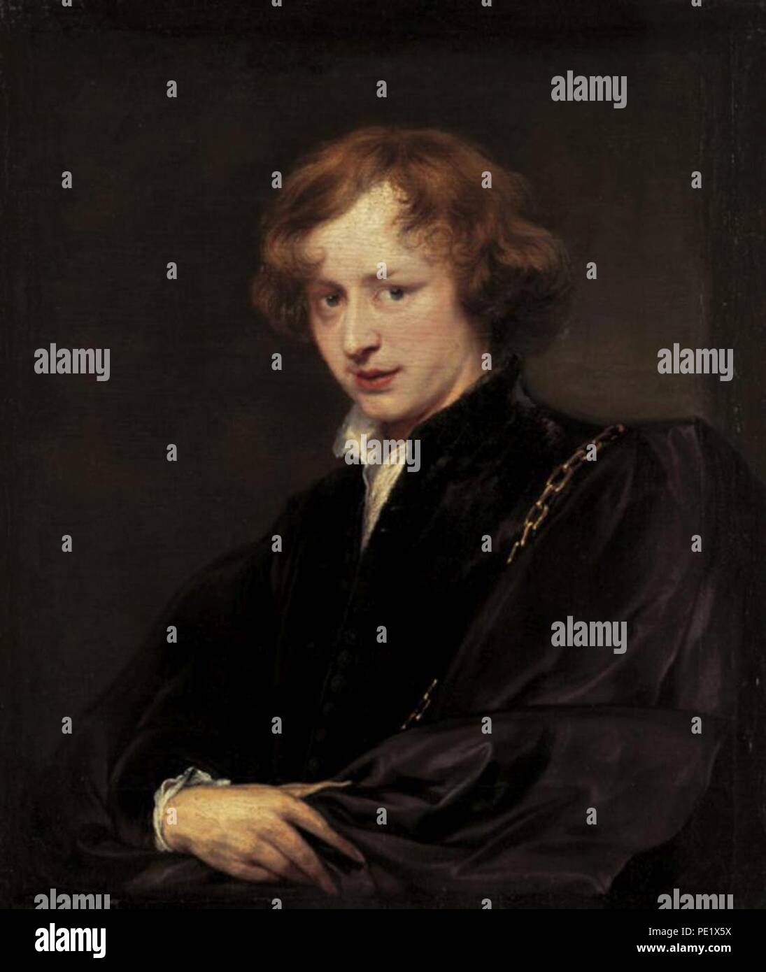 Anthonis van Dyck Autoritratto. Foto Stock