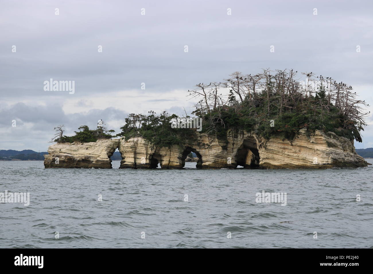 Isola Kanejima Matsushima Bay, Sendai, Giappone Foto Stock