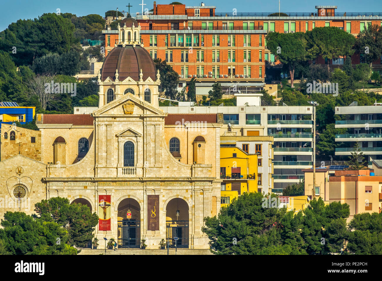 Santuario di Nostra Signora di Bonaria Cagliari, Sardegna, Italia Foto Stock