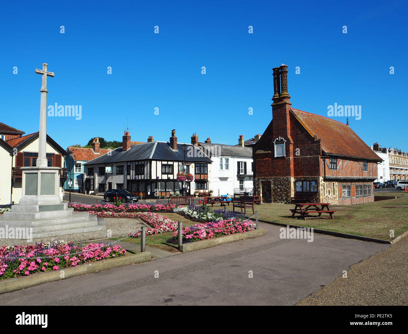 Discutibile Hall di Aldeburgh, Suffolk Foto Stock