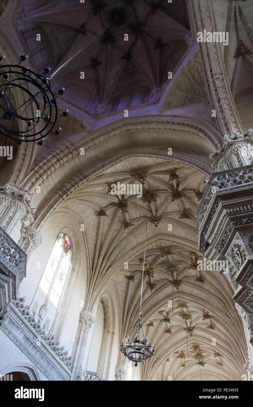 Dettaglio interni di San Juan de los Reyes monastero, Toledo,. Spagna Foto Stock