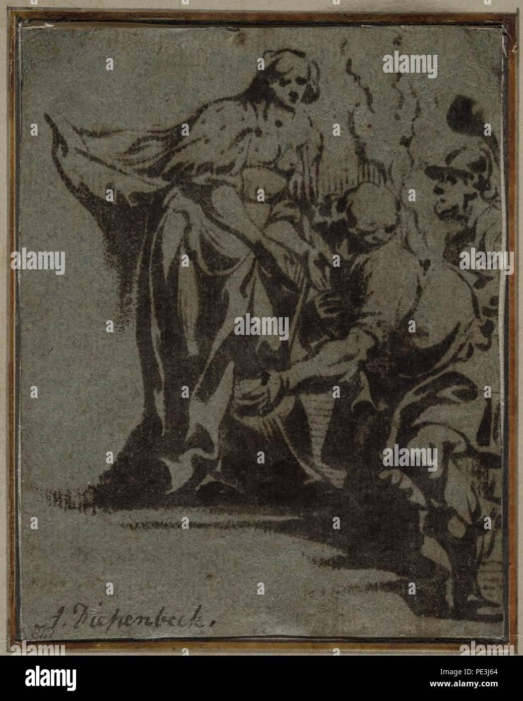 Antoon Sallaert, Abraham van Diepenbeeck (dopo) - Una scena della mitologia classica. Foto Stock