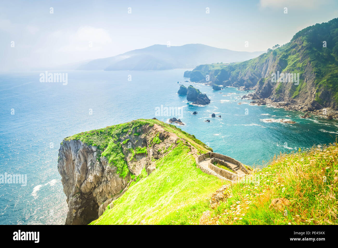 San Juan de Gaztelugatxe Foto Stock