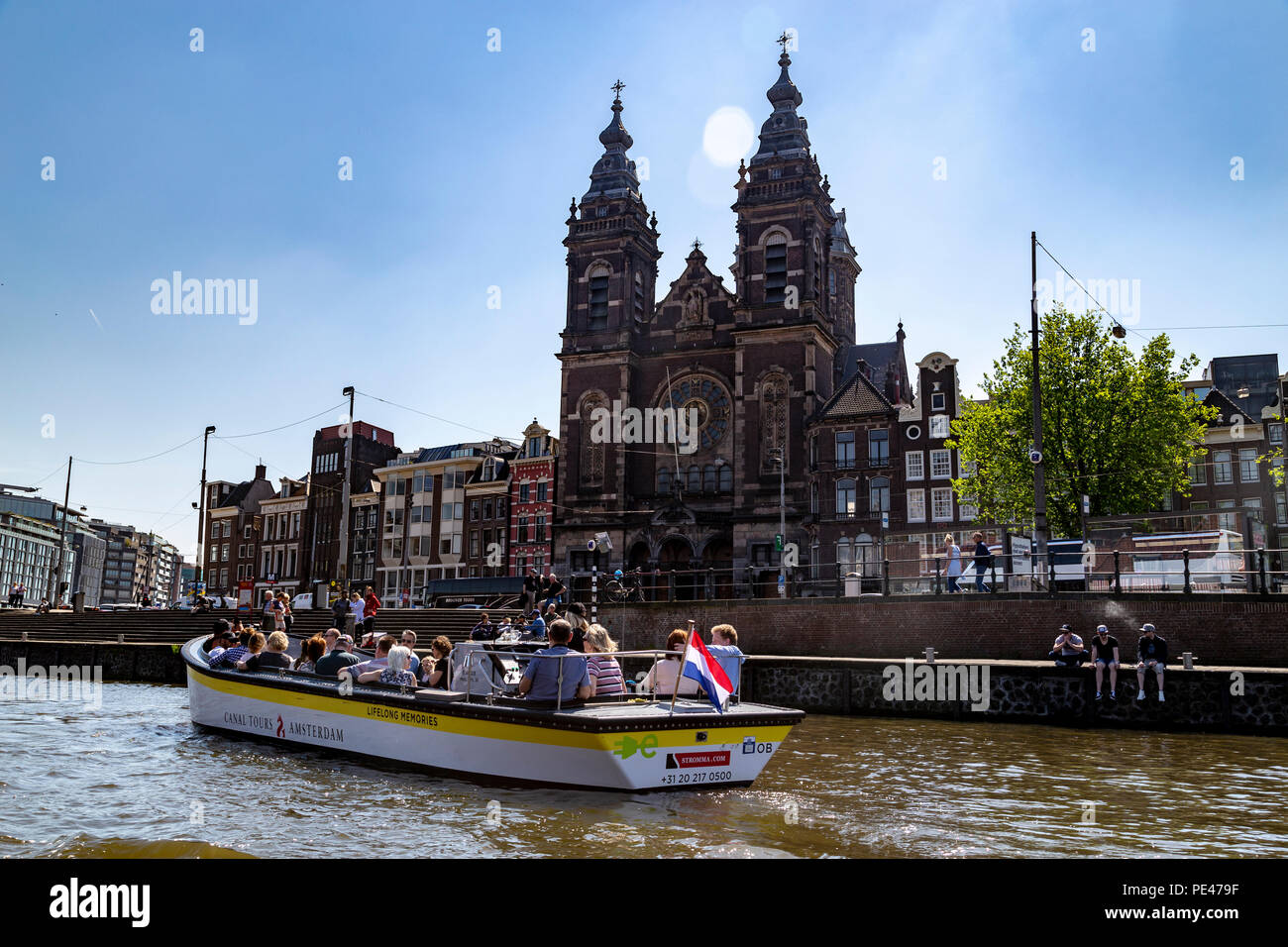 La chiesa di San Nicola in Amsterdam, Paesi Bassi Foto Stock