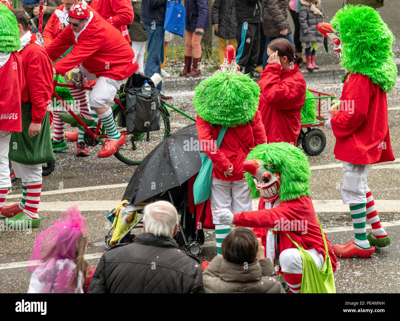 Strasburgo sfilata di carnevale, Alsazia, Francia, Europa Foto Stock