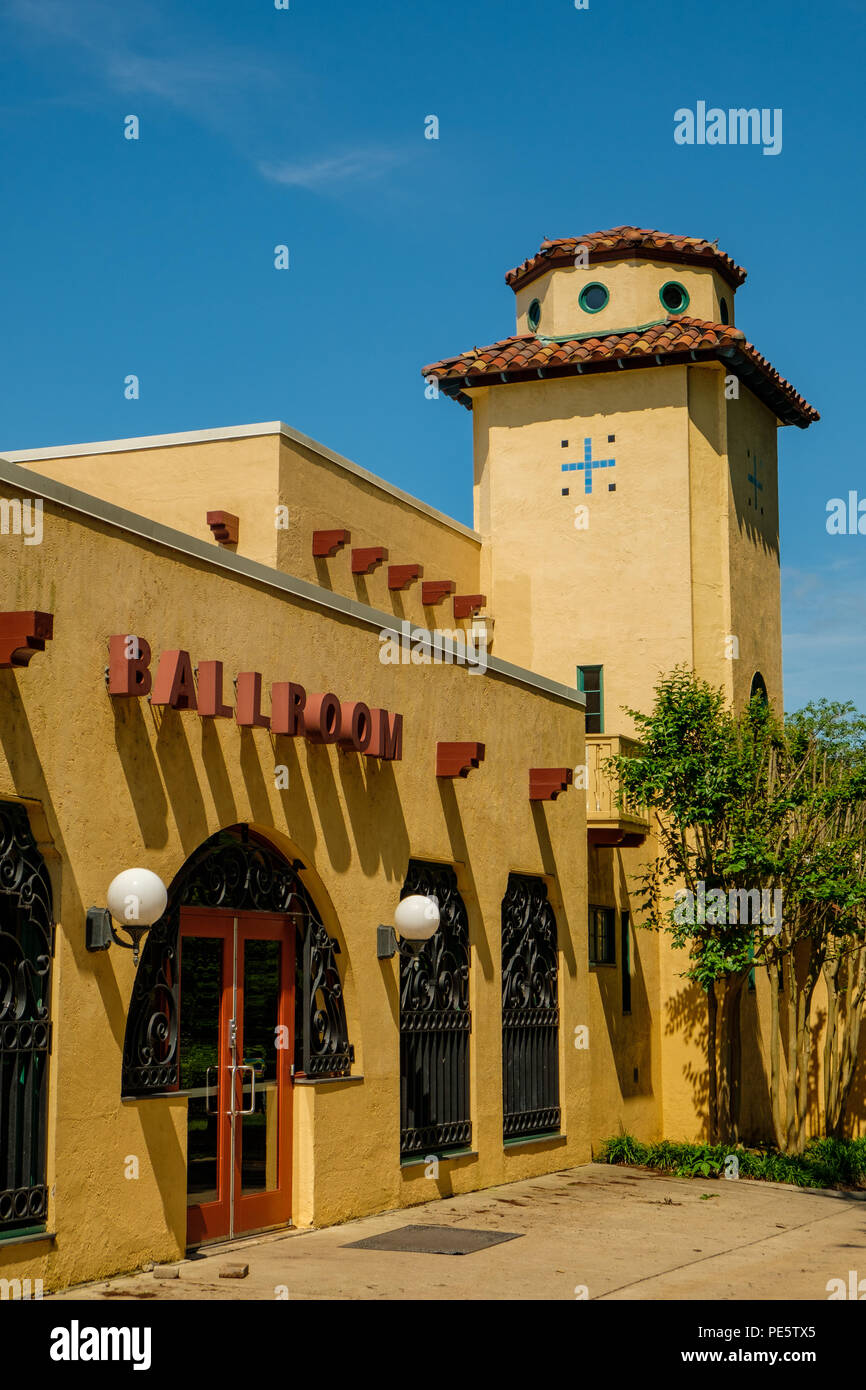 La sala da ballo spagnola, Glen Echo Park, il MacArthur Boulevard, Glen Echo, Maryland Foto Stock