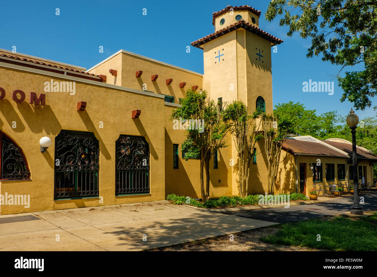 La sala da ballo spagnola, Glen Echo Park, il MacArthur Boulevard, Glen Echo, Maryland Foto Stock