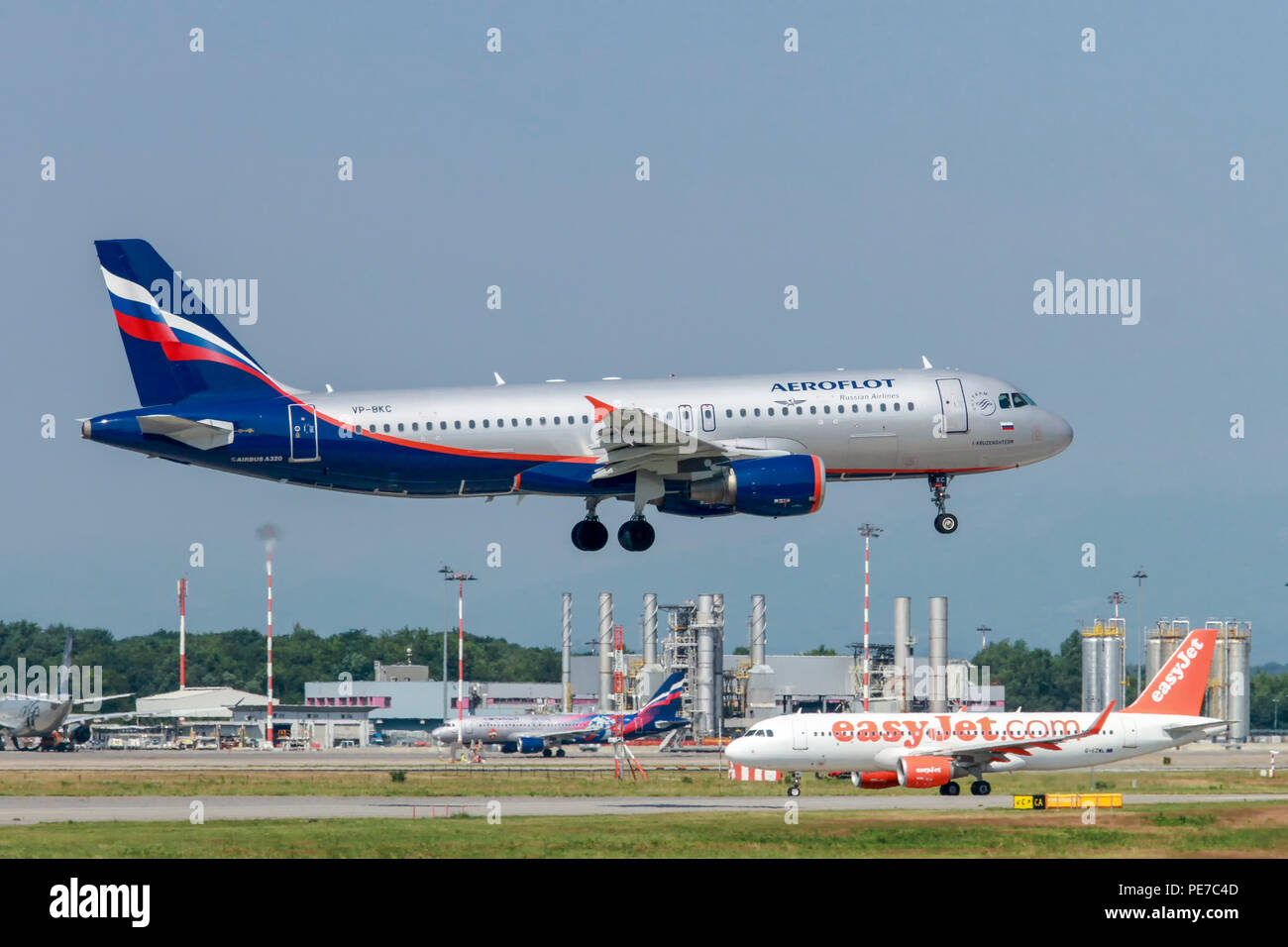 Aeroflot Airbus A320 fotografato all aeroporto di Malpensa, Milano, Italia  Foto stock - Alamy