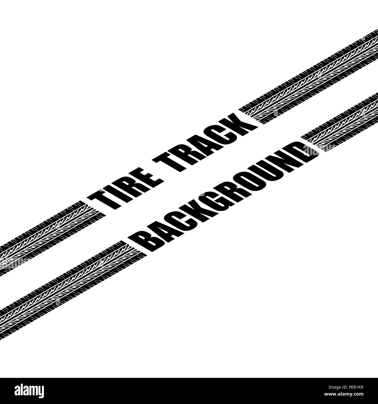 Nero gomme isometrica via silhouette con testo sapmle isolati su sfondo bianco Illustrazione Vettoriale