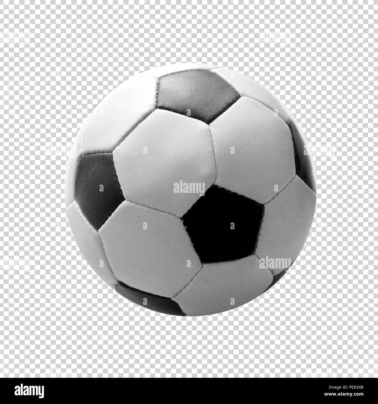 Classico Pallone da calcio, isolato su sfondo trasparente Foto stock - Alamy