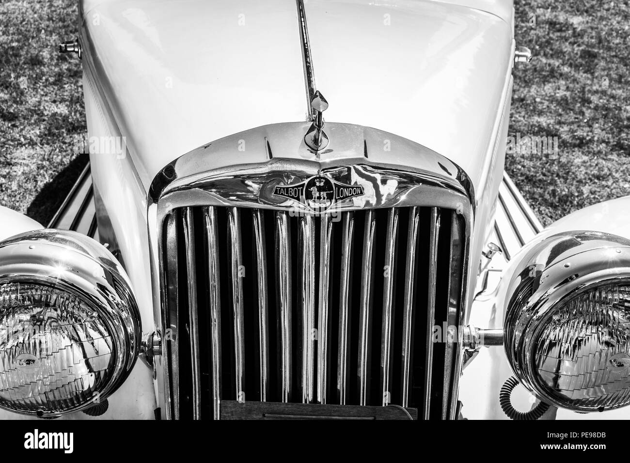 Classic Car Show porthcawl agosto 2012 Foto Stock