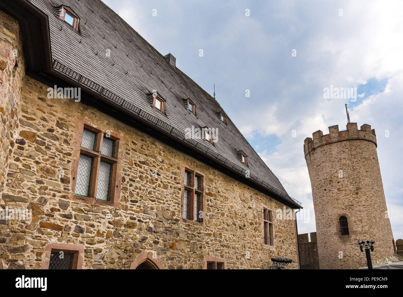 Biedenkopf città storica Hesse in Germania Foto Stock