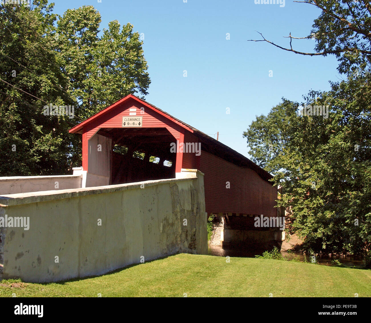 Rex ponte coperto, Lehigh County, Pennsylvania Foto Stock