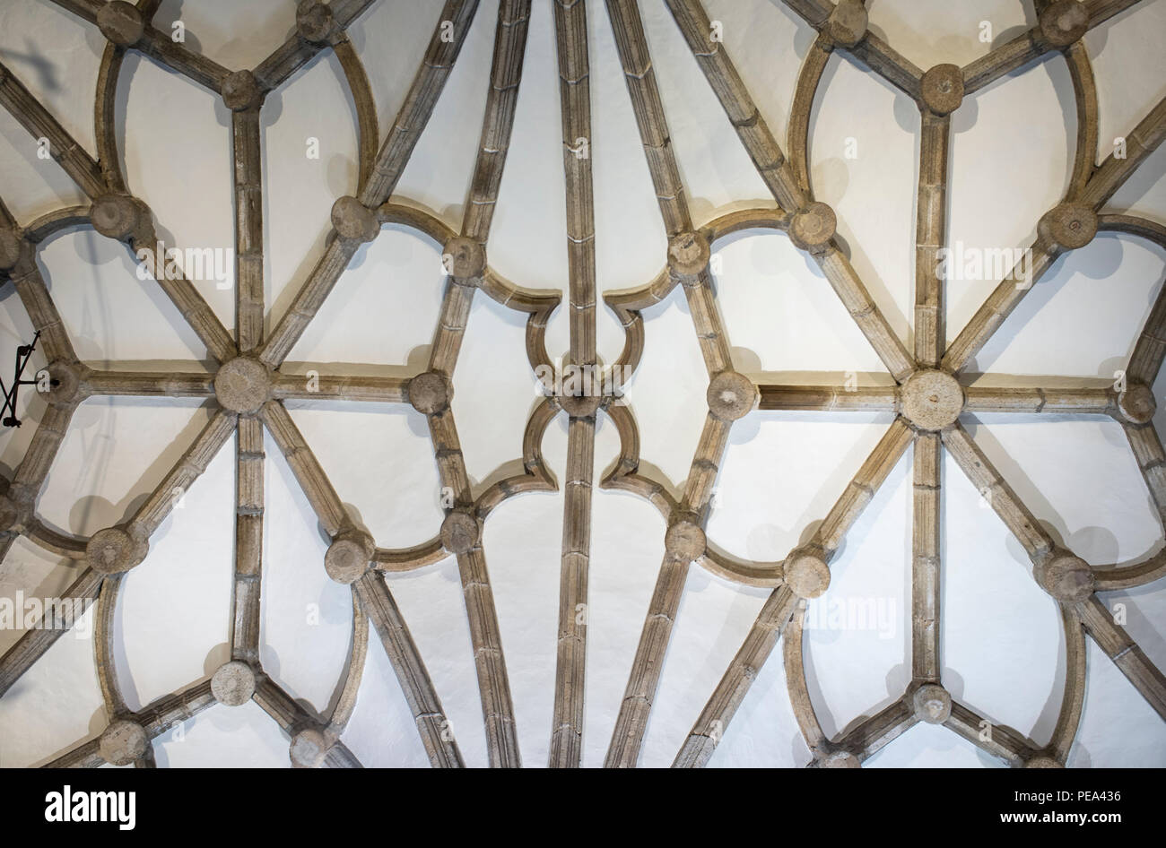 Badajoz, Spagna - Agosto 13th, 2018: Cattedrale Metropolitana di San Giovanni Battista di Badajoz indoor. Archivio manuelina Foto Stock