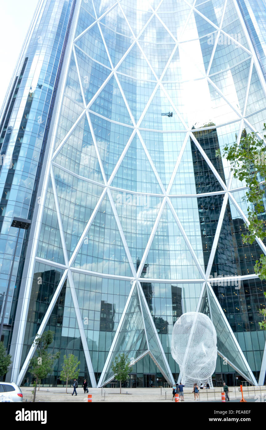 Centro di Calgary, Alberta Canada Foto Stock