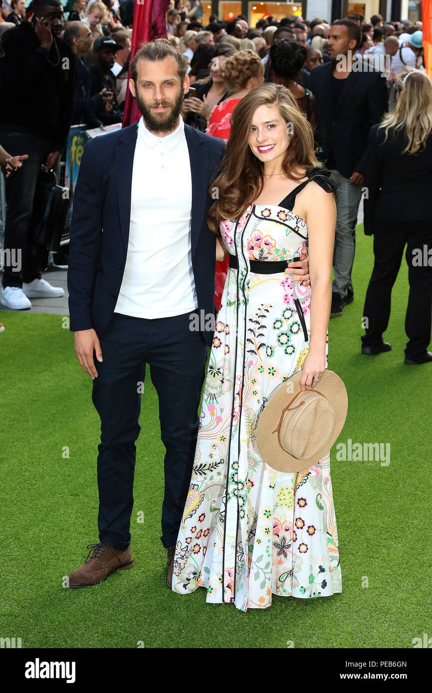 Londra, Regno Unito. 13 Agosto, 2018. Chris Overton, Rachel Shenton, il Festival - World Premiere, Leicester Square, Londra, Regno Unito, 13 agosto 2018, Foto di Richard Goldschmidt Credito: ricca di oro/Alamy Live News Foto Stock