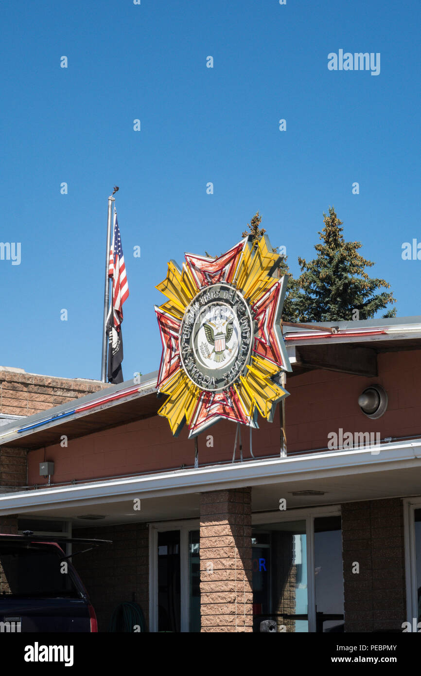 VFW Post, Great Falls, MT, STATI UNITI D'AMERICA Foto Stock
