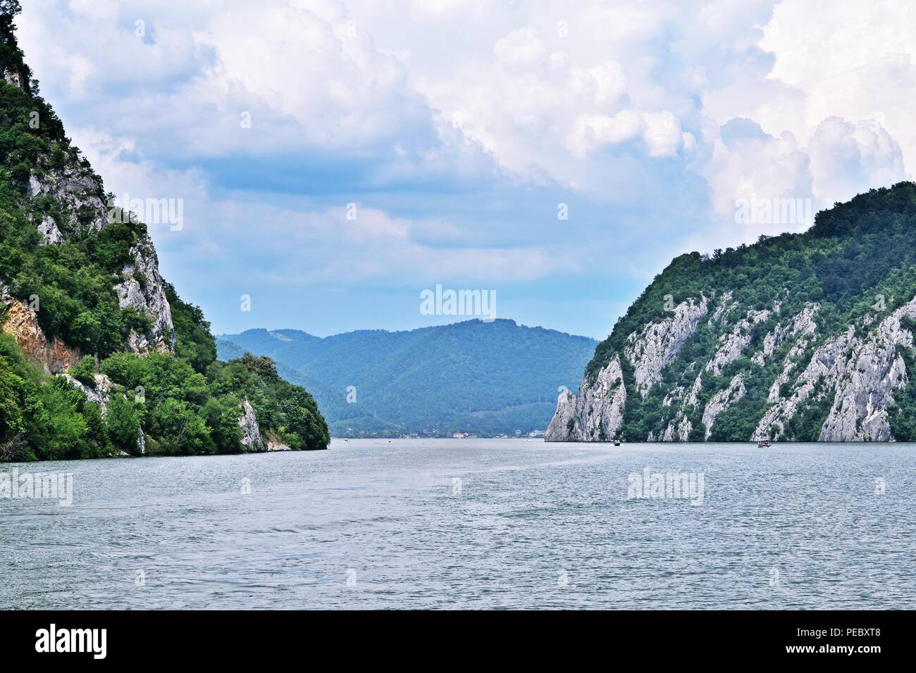 Cancelli di ferro gorge sul Danubio Foto Stock