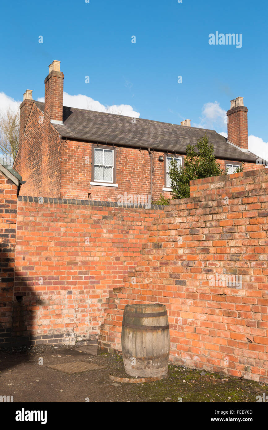Vecchio vittoriano o edwardian house, Black Country, West Midlands, Regno Unito Foto Stock