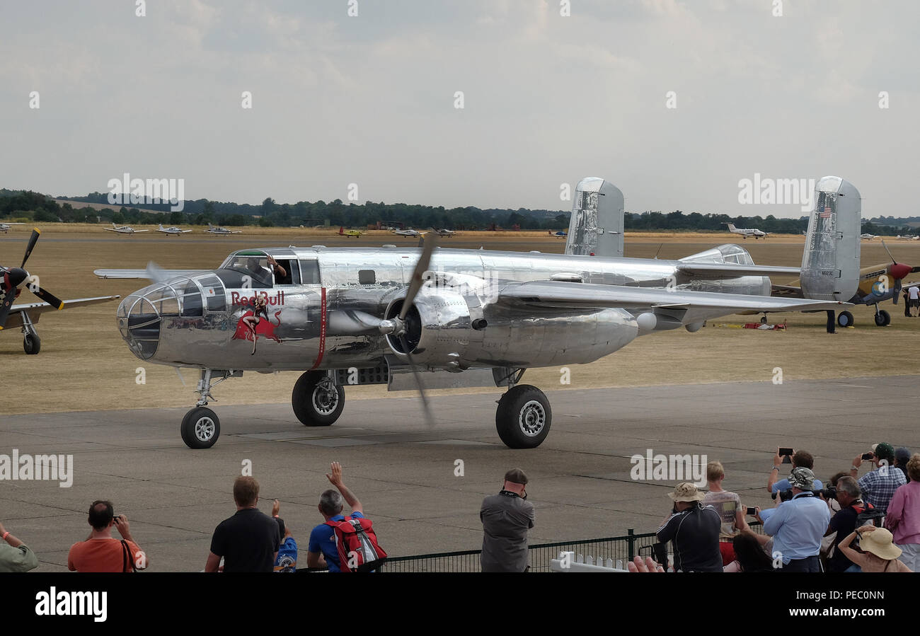 Il North American B-25 Mitchell è un Americano twin-motore, bombardiere medio prodotto da North American Foto Stock