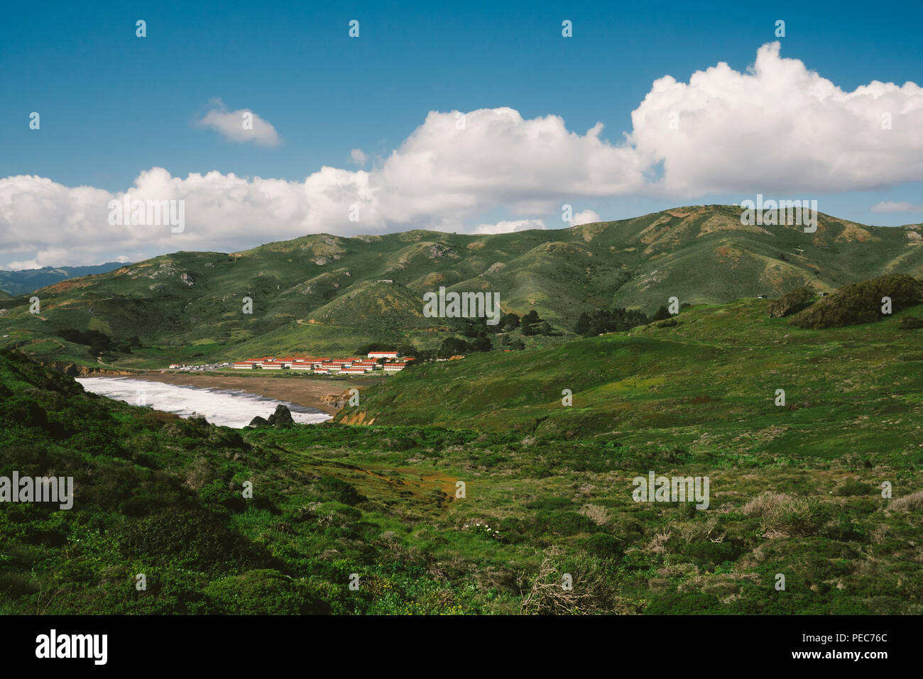 Vista dal Golden Gate National Recreation Area Foto Stock