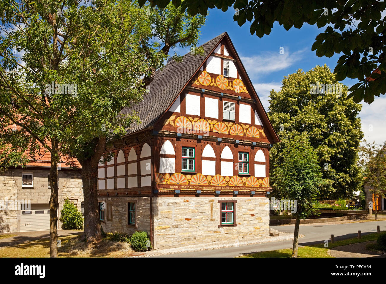 L'edificio di stoccaggio, Spieker, Atteln, Lichtenau, Nord Reno-Westfalia, Germania Foto Stock